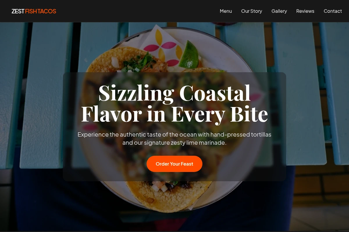 Zest Fish Tacos