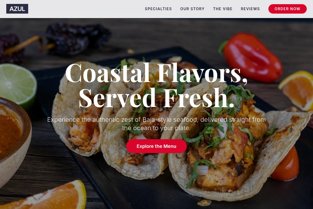Azul Fish Tacos