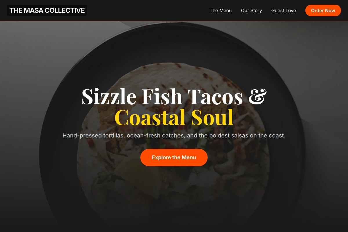 Sizzle Fish Tacos