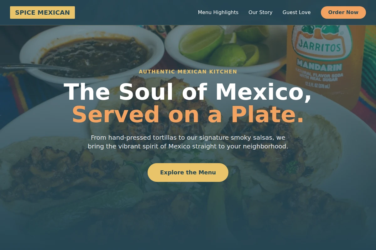 Spice Mexican Food