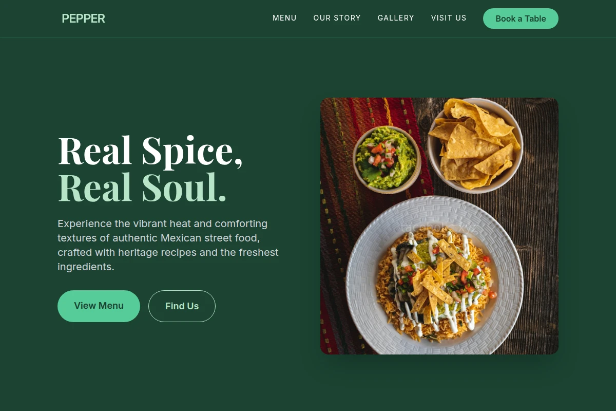 Pepper Mexican Food