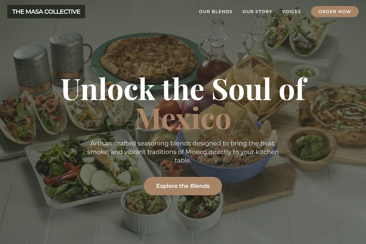 Seasoning Mexican Food