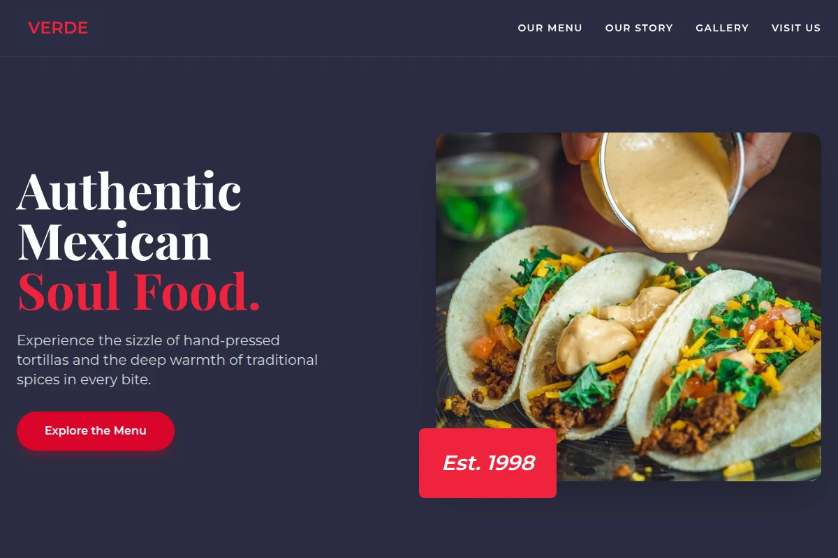 Verde Mexican Food