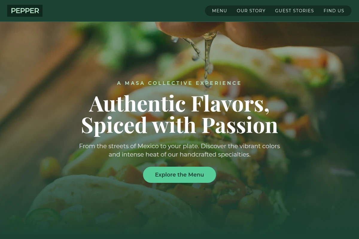 Pepper Mexican Food