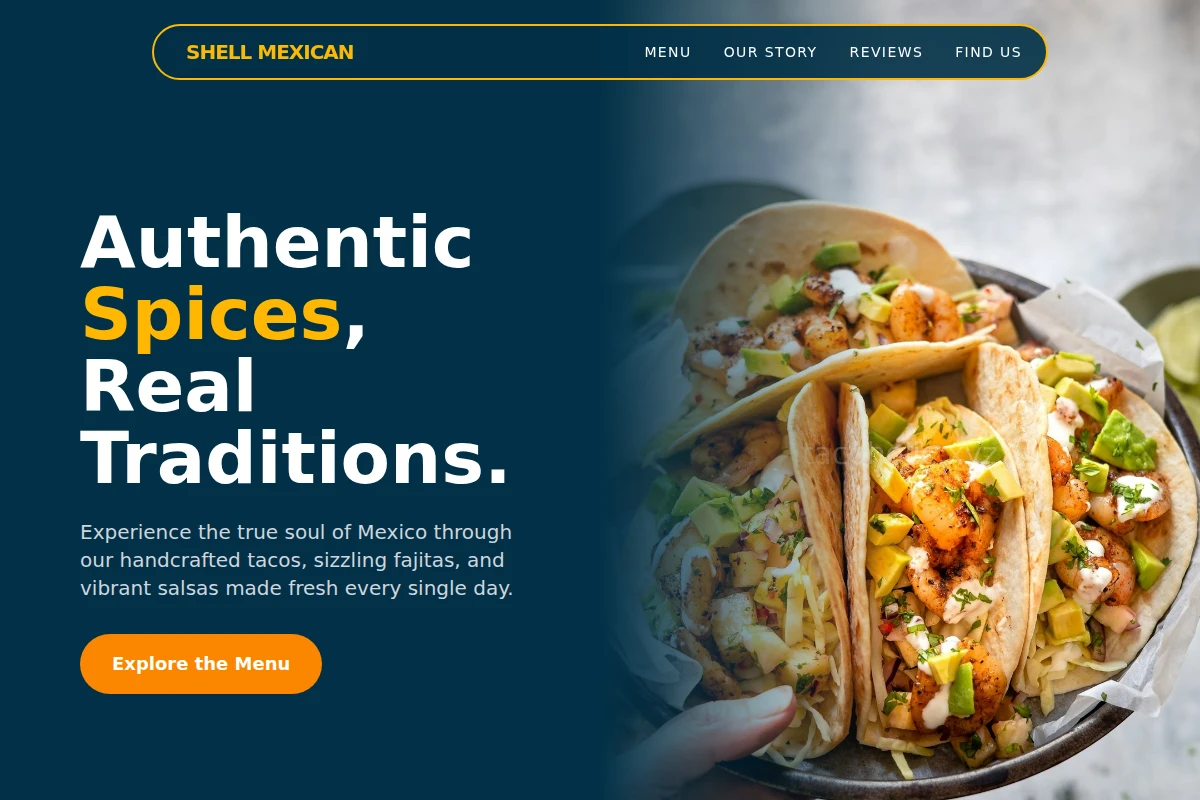 Shell Mexican Food