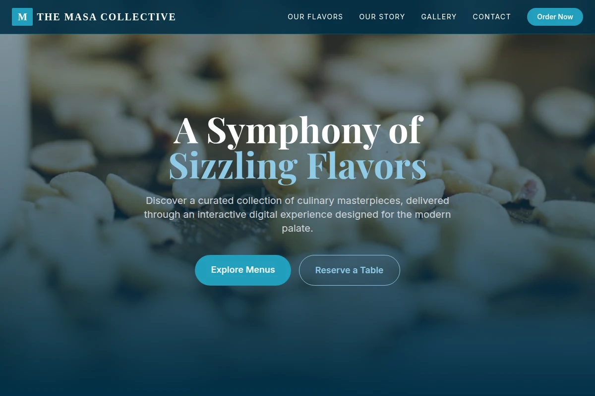 Menu Specialty Food