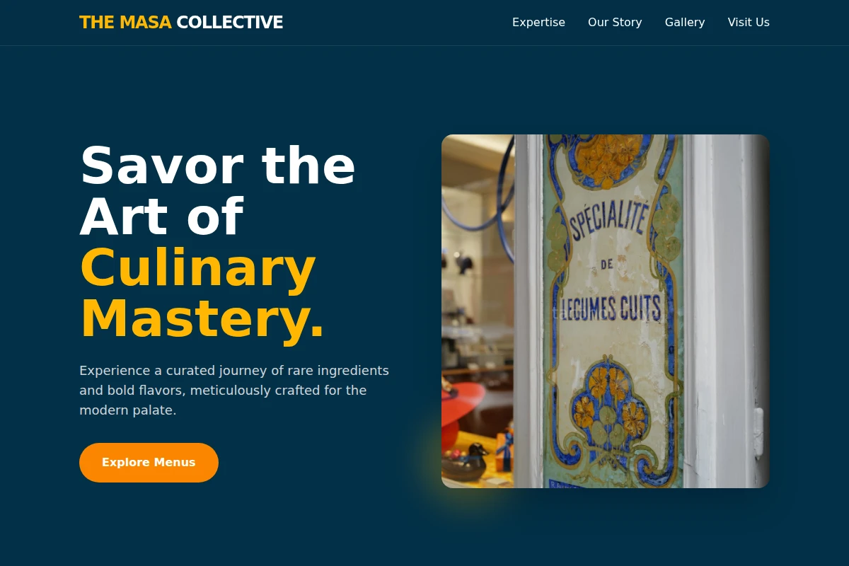 Menu Specialty Food
