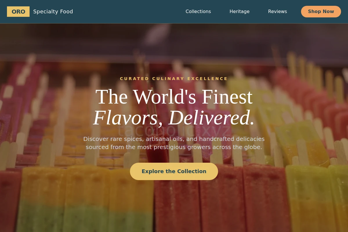 Oro Specialty Food