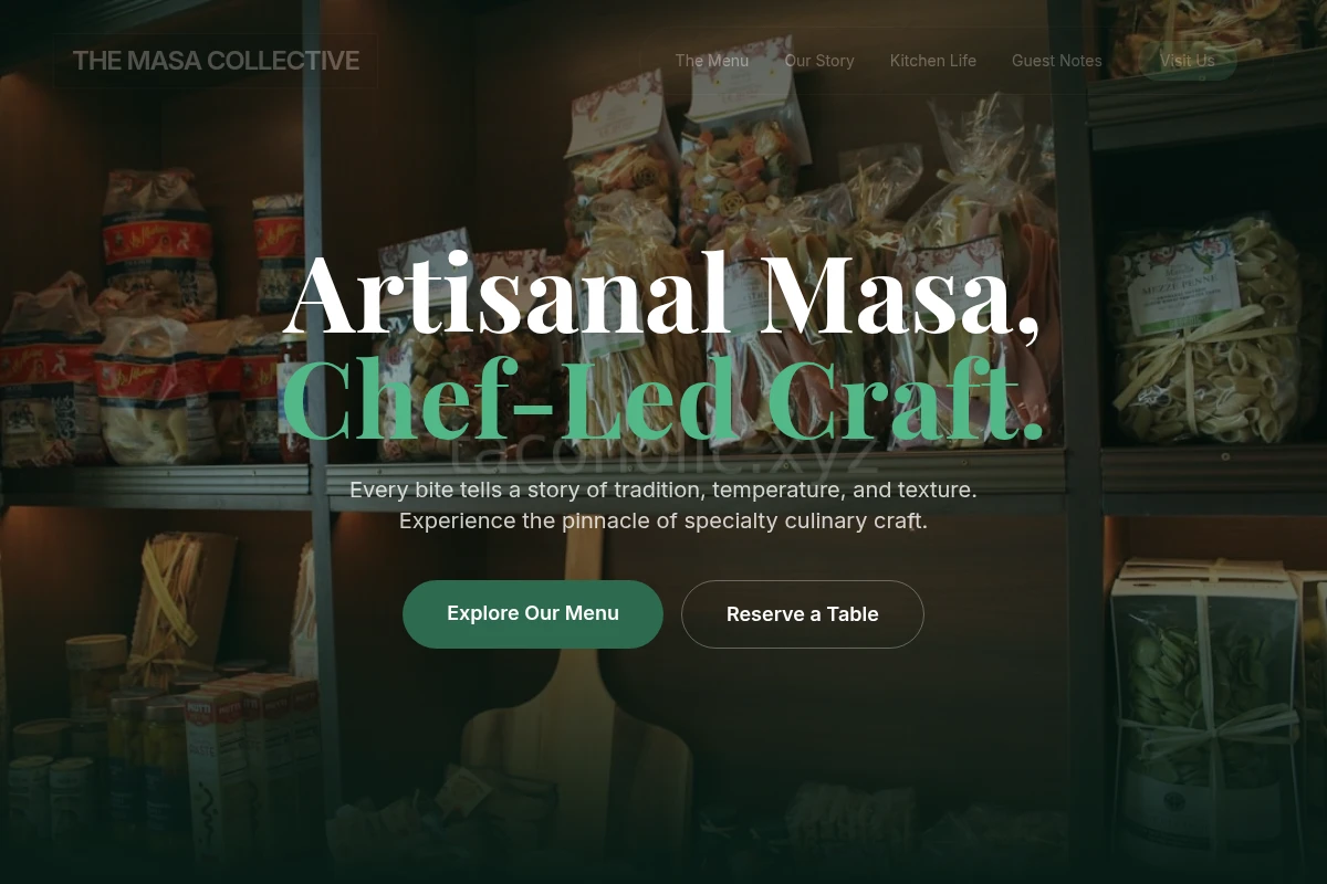 Menu Specialty Food